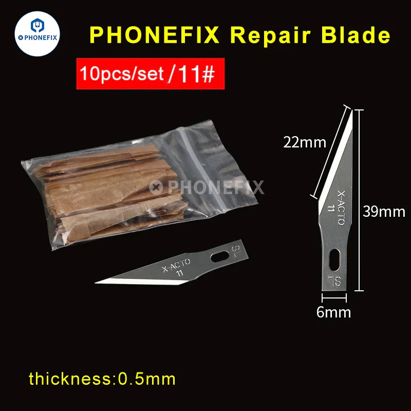 Stainless Steel Blades Knife Carving Tools PCB Repair Scraper - Image 5