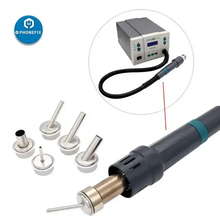 3 4 6 8 10 12mm Air Gun Nozzles for QUICK 861DW Soldering Station - Image 9