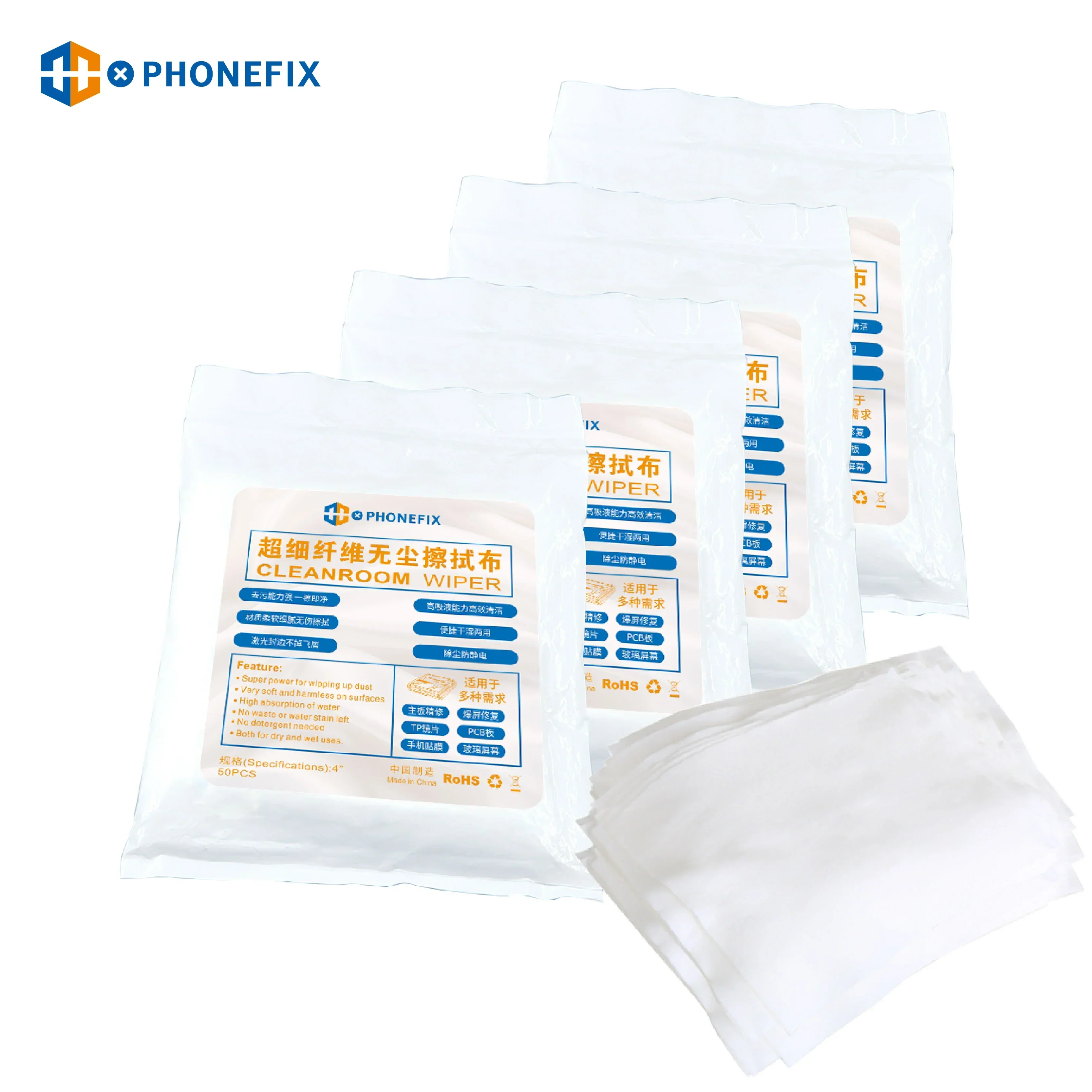 4*4 Inch Non-dust Cleaning Cloth Soft Dust Removal Clean Cloth - Image 14