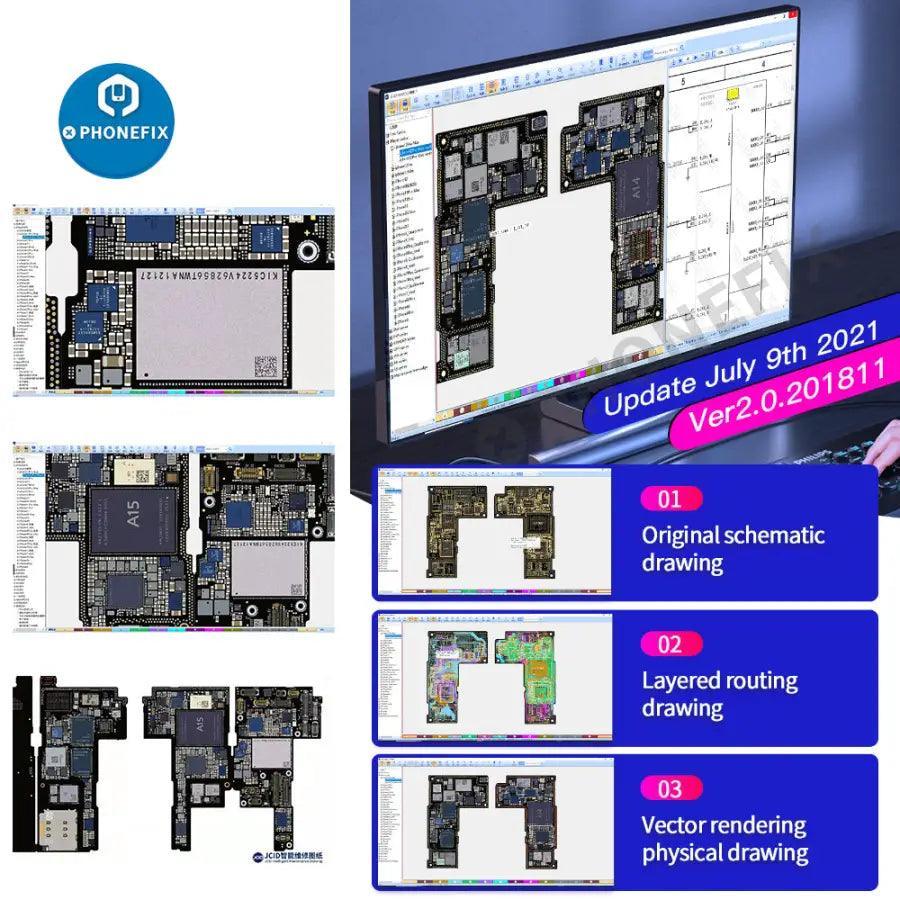 JC Intelligent Drawing Online Diagram Bitmap For Android iPhone Repair - Image 4