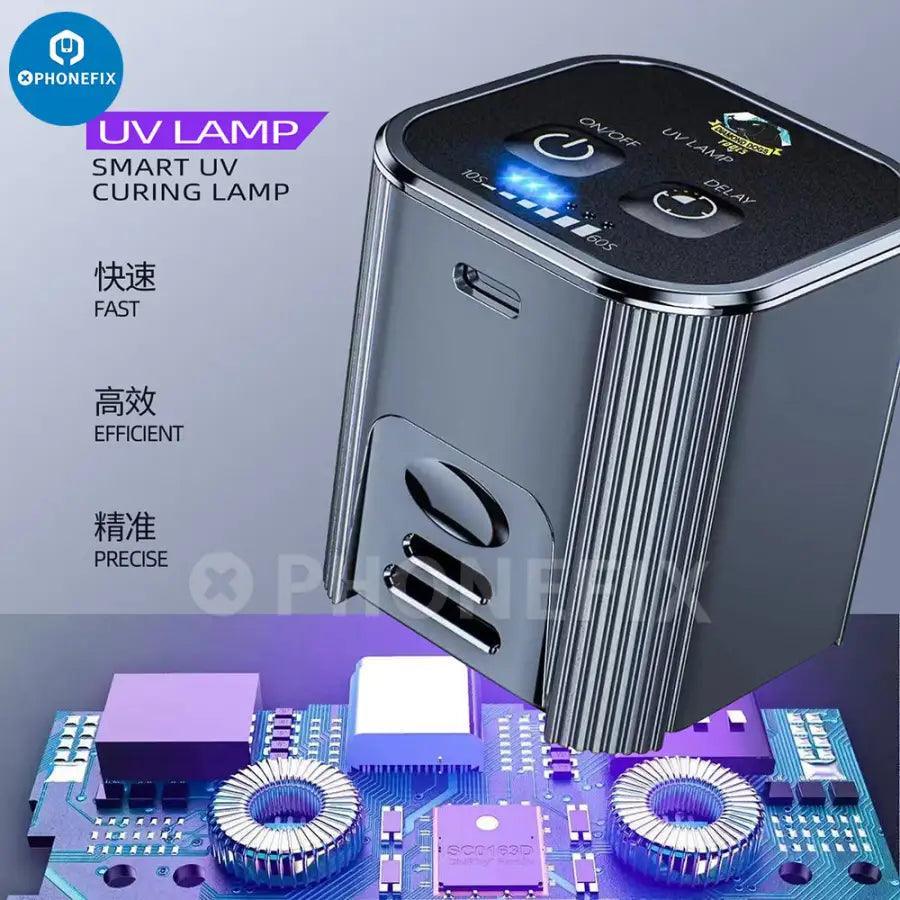 Qianli iUV Intelligent UV Curing Lamp Green Oil LED Purple Light - Image 13