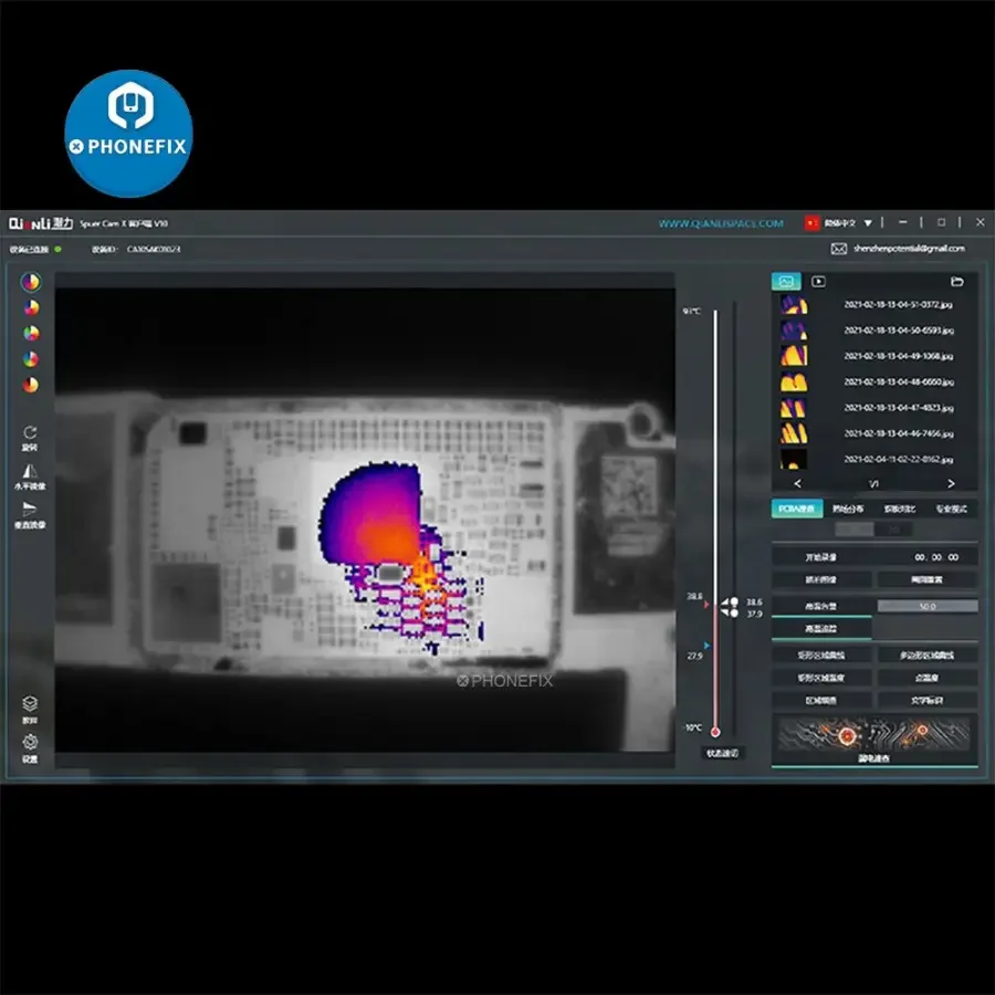 Thermal Imager Camera Qianli Toolplus Super Cam X 3D PCB Fault Detection - Image 7