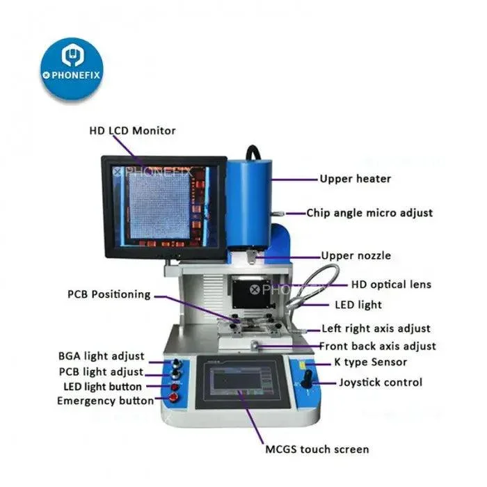 Wisdomshow WDS-700 Multifunction BGA Rework Station Soldering Machine - Image 3