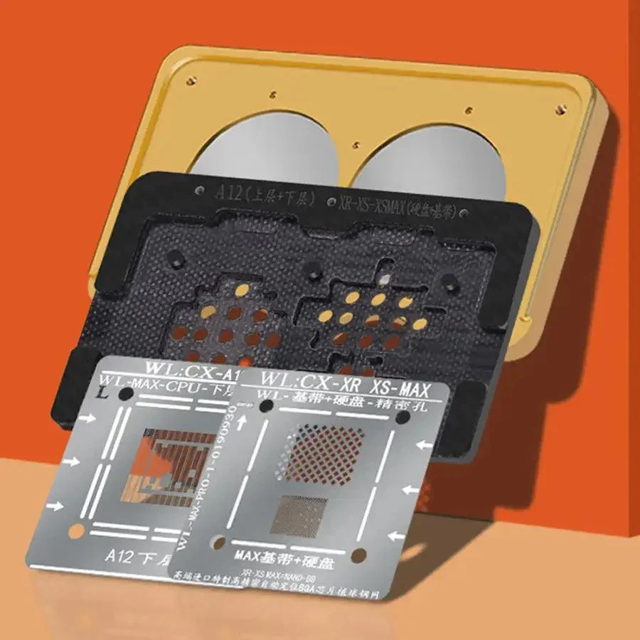 WL 2 In 1 CPU NAND BGA Reballing Stencil Platform for iPhone 6-XSM - Image 3